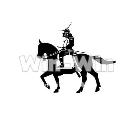 伊達政宗のシルエット素材 W-029816