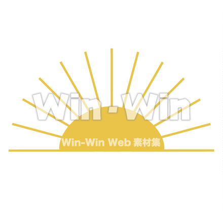 日の出のCG・イラスト素材 W-028902