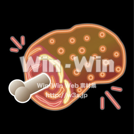 マンモスの肉のCG・イラスト素材 W-028874