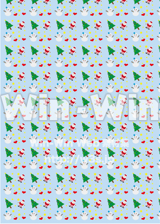 クリスマスのパターンのCG・イラスト素材 W-028553