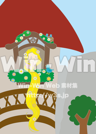 ラプンツェルのCG・イラスト素材 W-028094