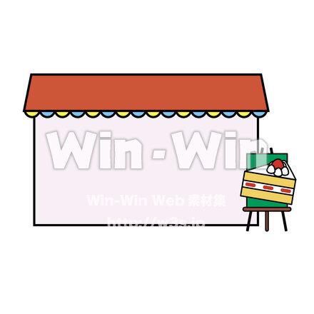 ケーキ屋のCG・イラスト素材 W-028661