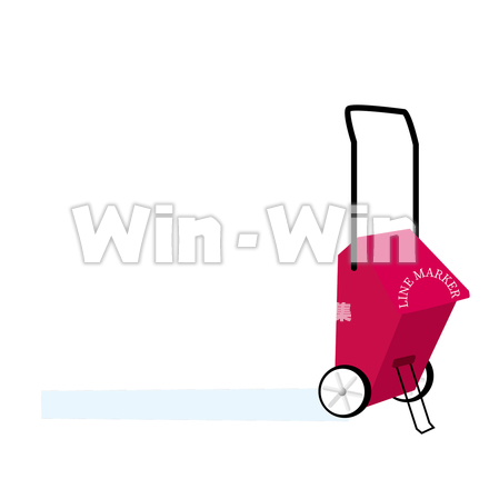 ラインマーカーのCG・イラスト素材 W-028234