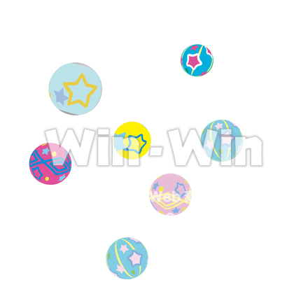 クリスマスデコレーションボールのCG・イラスト素材 W-029228