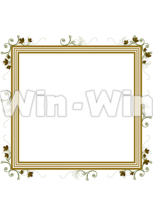 額縁のCG・イラスト素材 W-029397