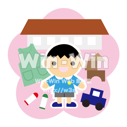 保育園アイコン（カラー）のCG・イラスト素材 W-029062