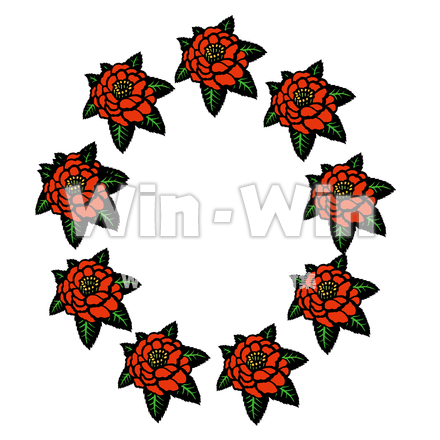 椿リングのCG・イラスト素材 W-028466