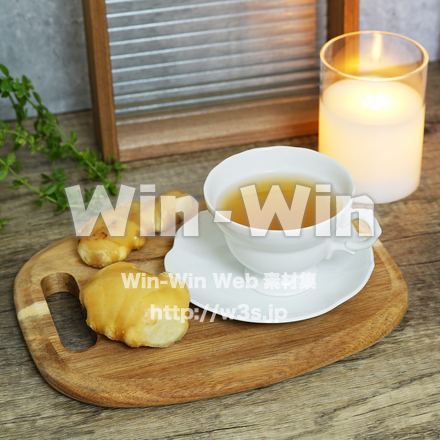 ジンジャーティーの写真素材 W-029928