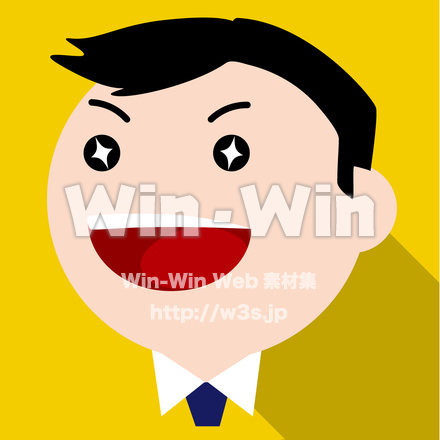 はつらつ(元気に仕事)のCG・イラスト素材 W-029809