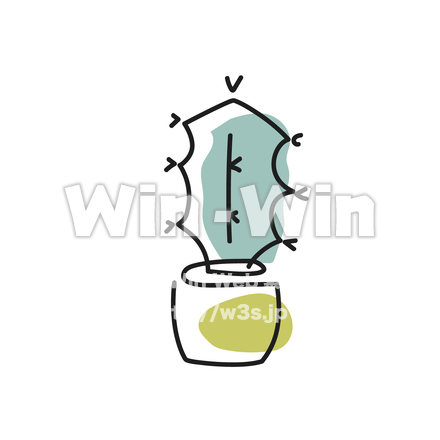 サボテンのCG・イラスト素材 W-028880