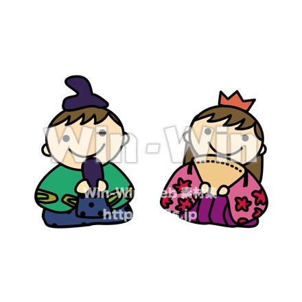 おひなさまのCG・イラスト素材 W-028838