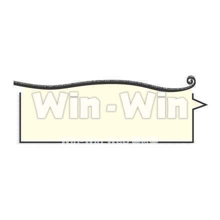 ふきだしのCG・イラスト素材 W-029072