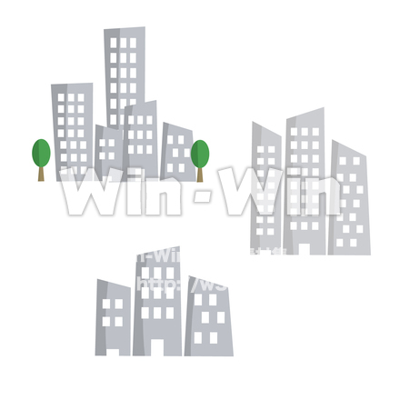 ビルのCG・イラスト素材 W-029780