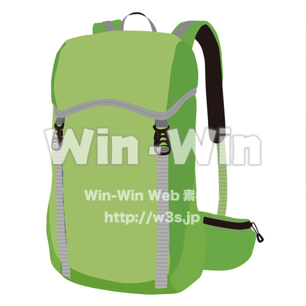 リュックのCG・イラスト素材 W-028904