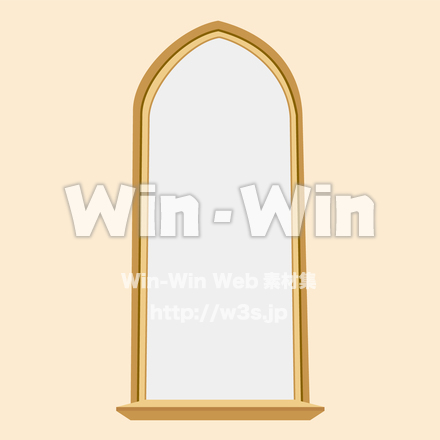 窓枠のCG・イラスト素材 W-029926