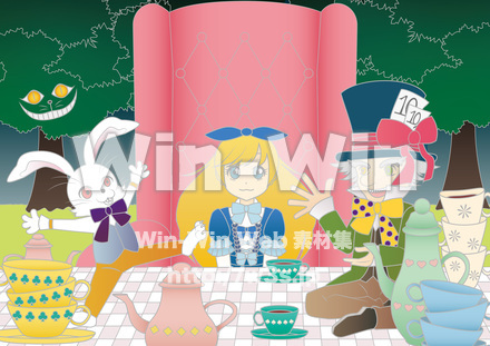 不思議の国のアリスのCG・イラスト素材 W-028048