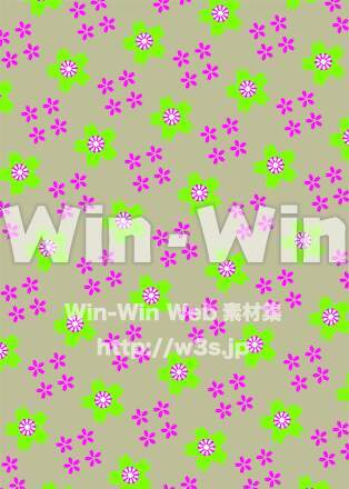 花模様のパターンのCG・イラスト素材 W-029075