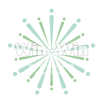 花火のシルエット素材 W-029473