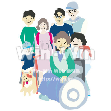 仲間のCG・イラスト素材 W-028158