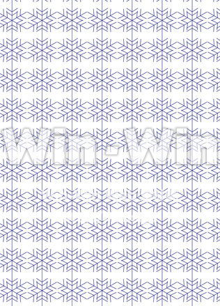 雪の結晶のパターンのCG・イラスト素材 W-028554