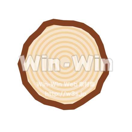 切り株のCG・イラスト素材 W-030071