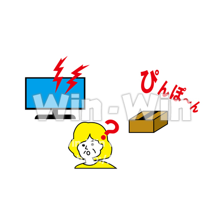 聞こえずらいのCG・イラスト素材 W-030665