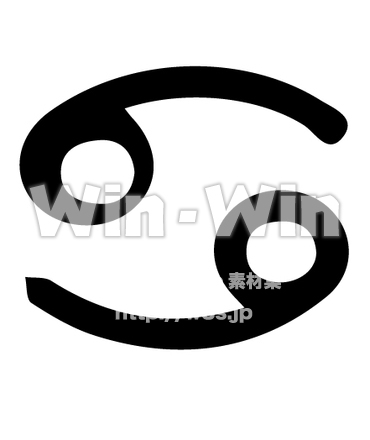 かに座_マーク1のCG・イラスト素材 W-030789