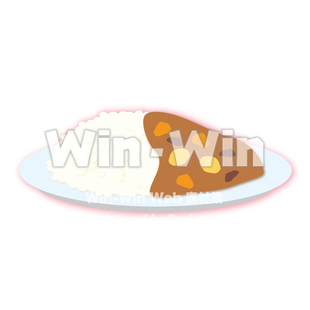 カレーライスのCG・イラスト素材 W-030216