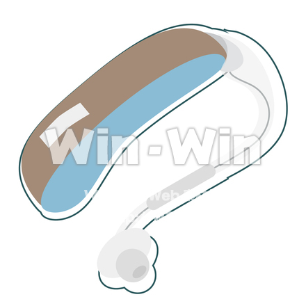 補聴器のCG・イラスト素材 W-030684
