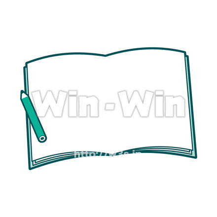 ノートのCG・イラスト素材 W-030632