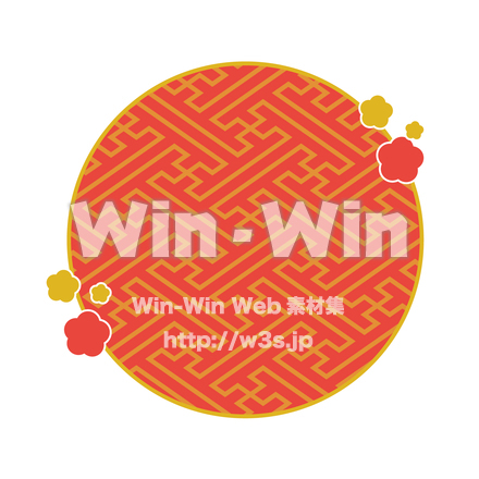 紗綾形のCG・イラスト素材 W-030181