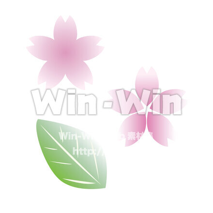 桜イラスト素材のCG・イラスト素材 W-030132