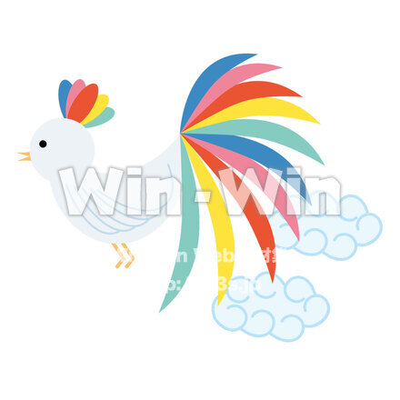 鳳凰のCG・イラスト素材 W-030096