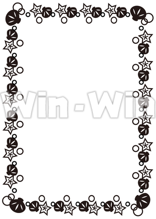 海フレームのCG・イラスト素材 W-030386