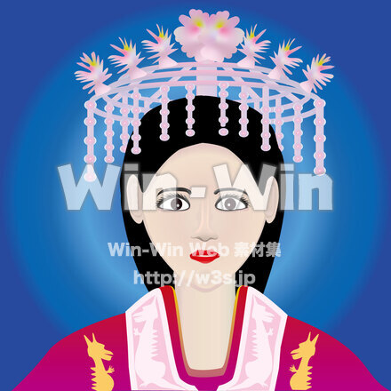 楊貴妃のCG・イラスト素材 W-030000