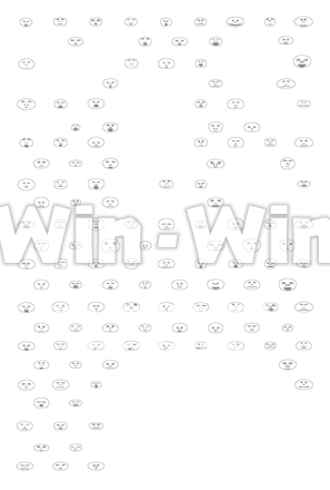 へび顔背景のCG・イラスト素材 W-030511