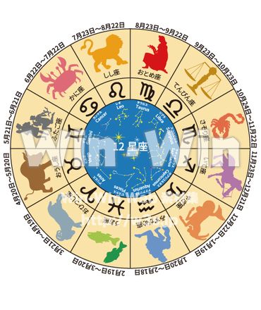 12星座のCG・イラスト素材 W-030823