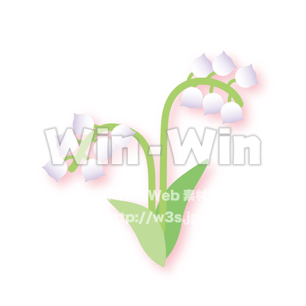 すずらんのCG・イラスト素材 W-030190