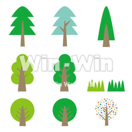 木のCG・イラスト素材 W-030107