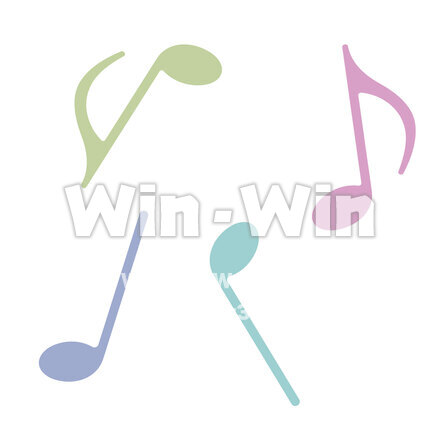 音符素材のCG・イラスト素材 W-030131