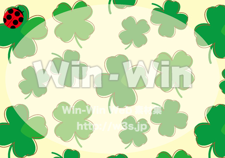 クローバーA5背景のCG・イラスト素材 W-030655