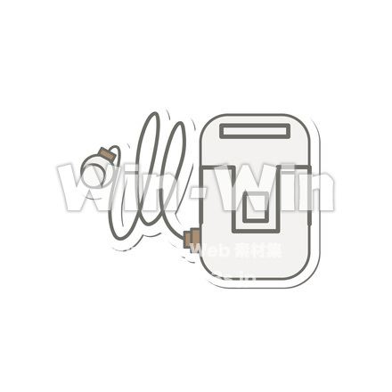イラスト_ヒアリングループ受信機のCG・イラスト素材 W-030003