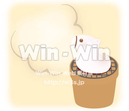 LINEメッセージスタンプ　午年のおもちのCG・イラスト素材 W-030885