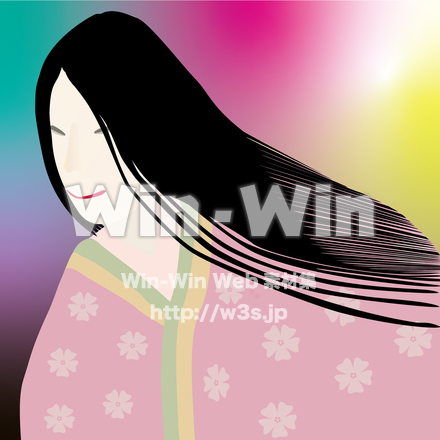 小野小町のCG・イラスト素材 W-030104