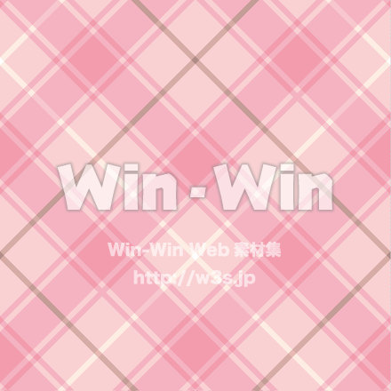 ピンク系チェックのCG・イラスト素材 W-019518